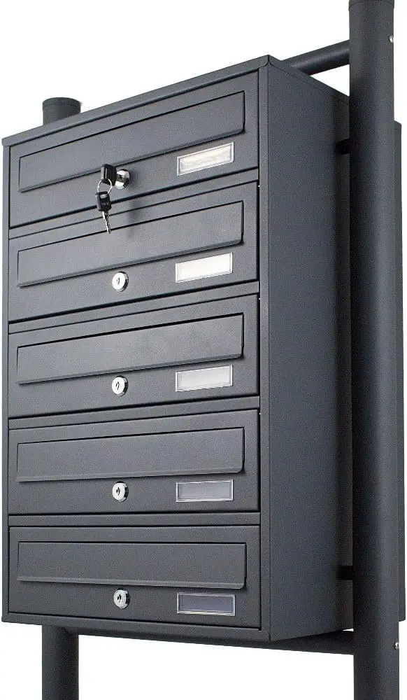 Usps Approved Commercial Mailbox Outdoor Apartment Letterbox Metal Mailboxes Residential Modern