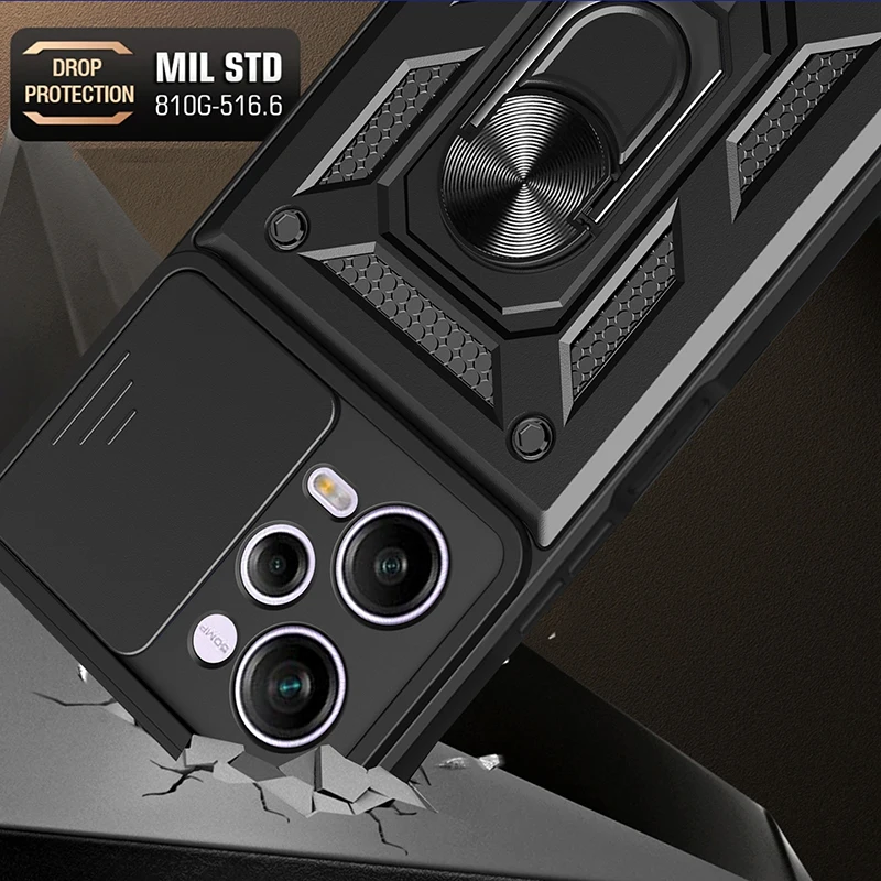 Shockproof Armor Case For Xiaomi Redmi Note8 Pro Car Holder Phone Cover For Redmi Note 8 Camera Lens Protection image 4