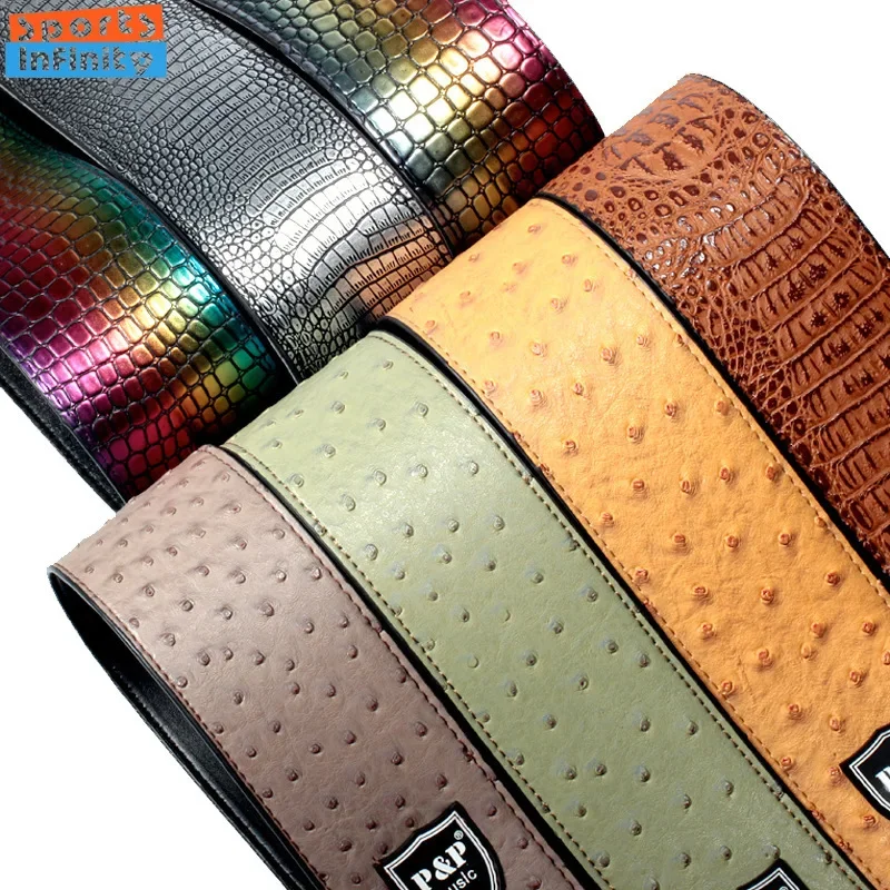 PU Acoustic Guitar Strap Electric Guitar Straps Electric Bass Strap Personalized Guitar Strap Musical Instrument Accessories