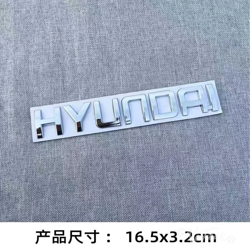 Car Side Rear Badge Nameplate Logo Sticker Trunk Decals Accessory For Hyundai Tucson Solaris I30 Creta Ix35 I40 IX20 Veloster view 6