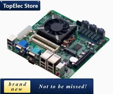 TopElec I5-6287u Nas Motherboard Mini-itx Sbc Ipc Mainboard Industrial Board Mini Itx Server Ipfs Msas 13*sata 2*com 2*lan I211