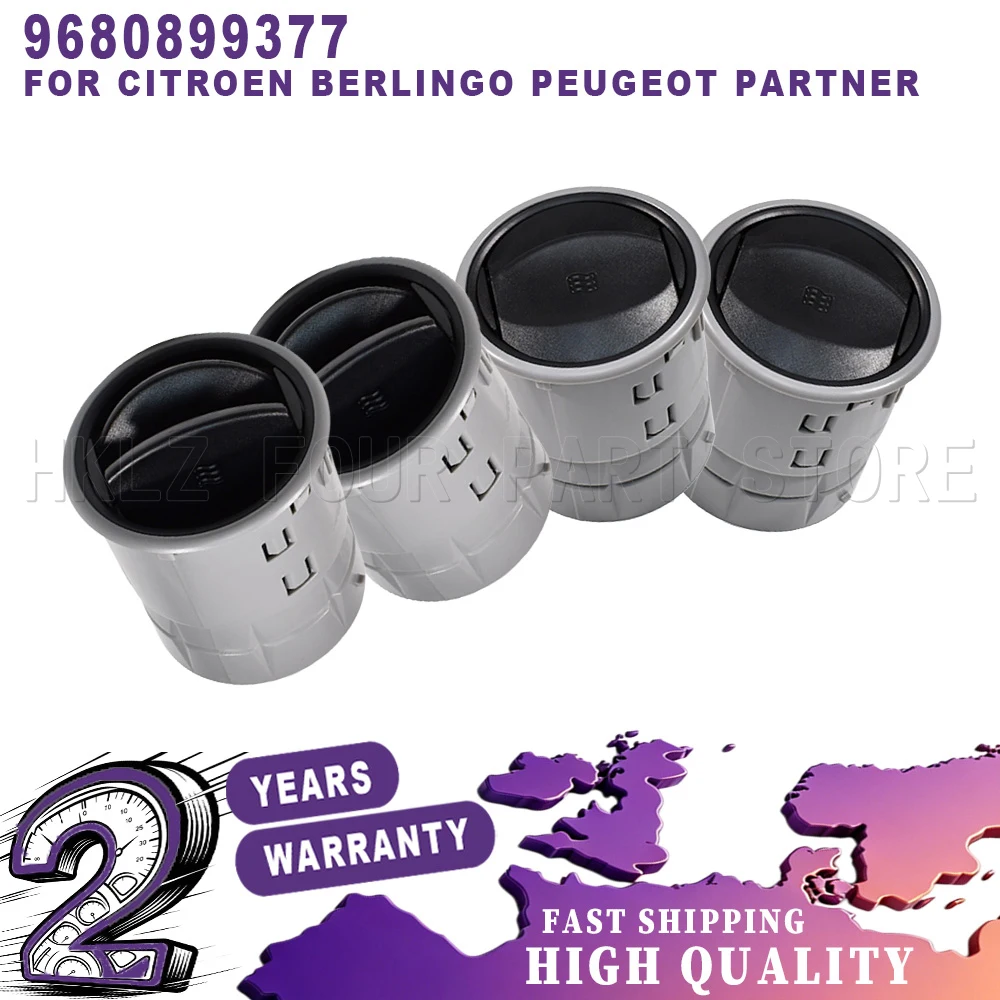 New Car accessories For Citroen Berlingo Peugeot Partner Front Dashboard Air Vent Air Conditioner Grille Diffuser OEM 9680899377