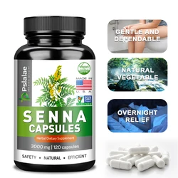 Organic Senna Capsules - for Intestinal Cleansing and Detoxification, Dietary Supplement