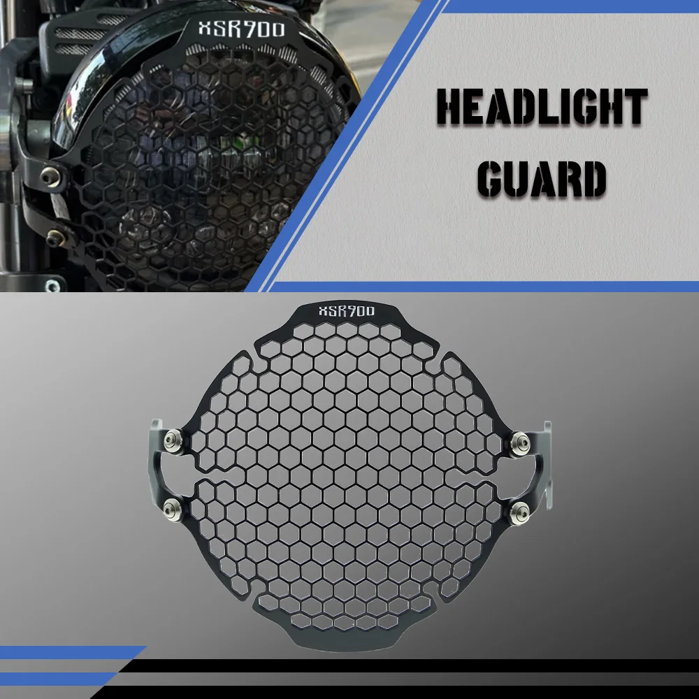 

Motorcycle Accessories Guard Grill Head light Lamp Cover For Yamaha XSR900 XSR 900 2016 2017 2018 2019-2021 Headlight Protector