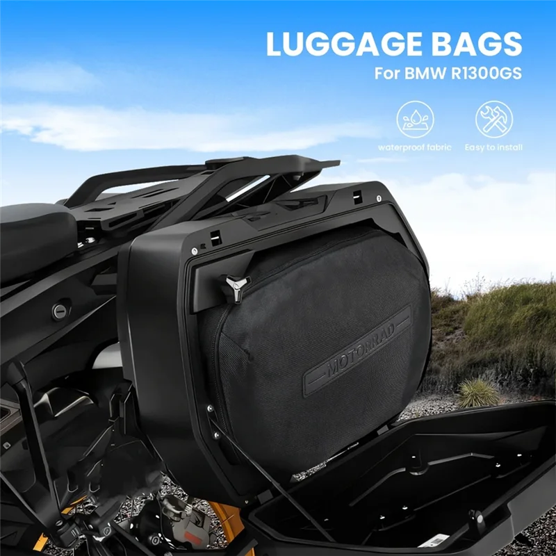 

Motorcycle Suitcases Inner Bag Toolkit Side Case Pannier Saddle Bag Set For BMW R1300GS R 1300 GS 2023 2024 Accessories-A05I