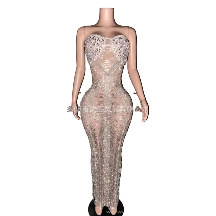 

Высококачественный хрустальный кулон с бриллиантовой цепочкой, топ с бриллиантами, сексуальный топ с перспективой, день рождения, вечеринка, танцевальная ночь, Алиса, вечеринка