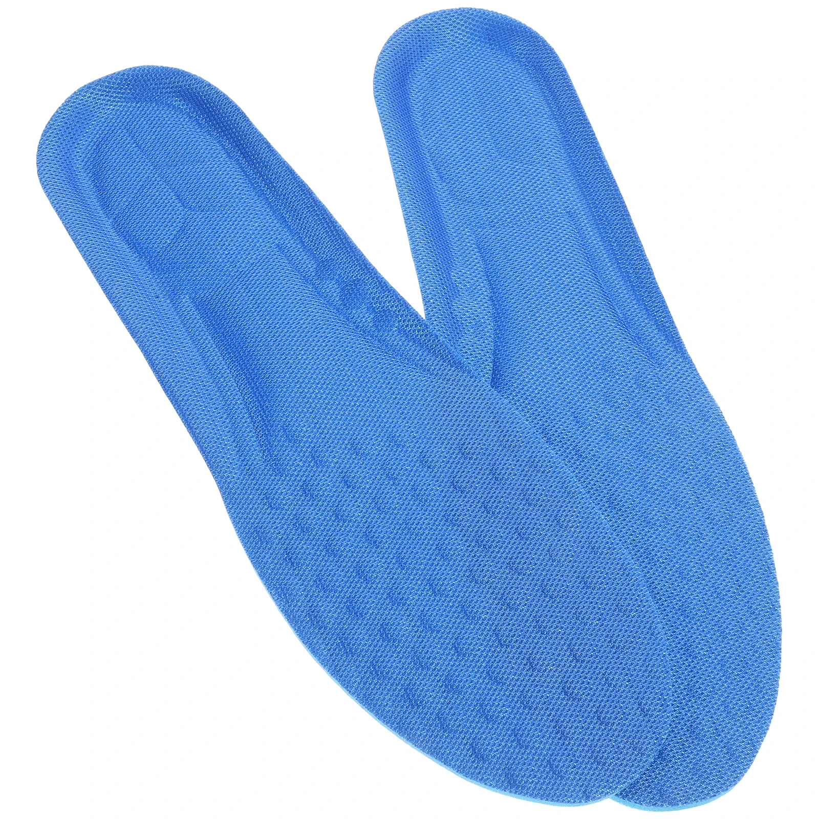 

3 Pairs Size 40 Blue Basketball Insoles Sweat Absorbing Breathable High Elastic Shock Absorption Comfortable Sports Shoe Inserts