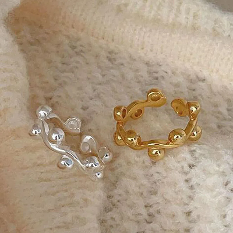 

925 Sterling Silver Entanglement Ball Jewelry Ladies ​Stackable Rings For Women Dating Ring Accessories Wholesale Jewellery
