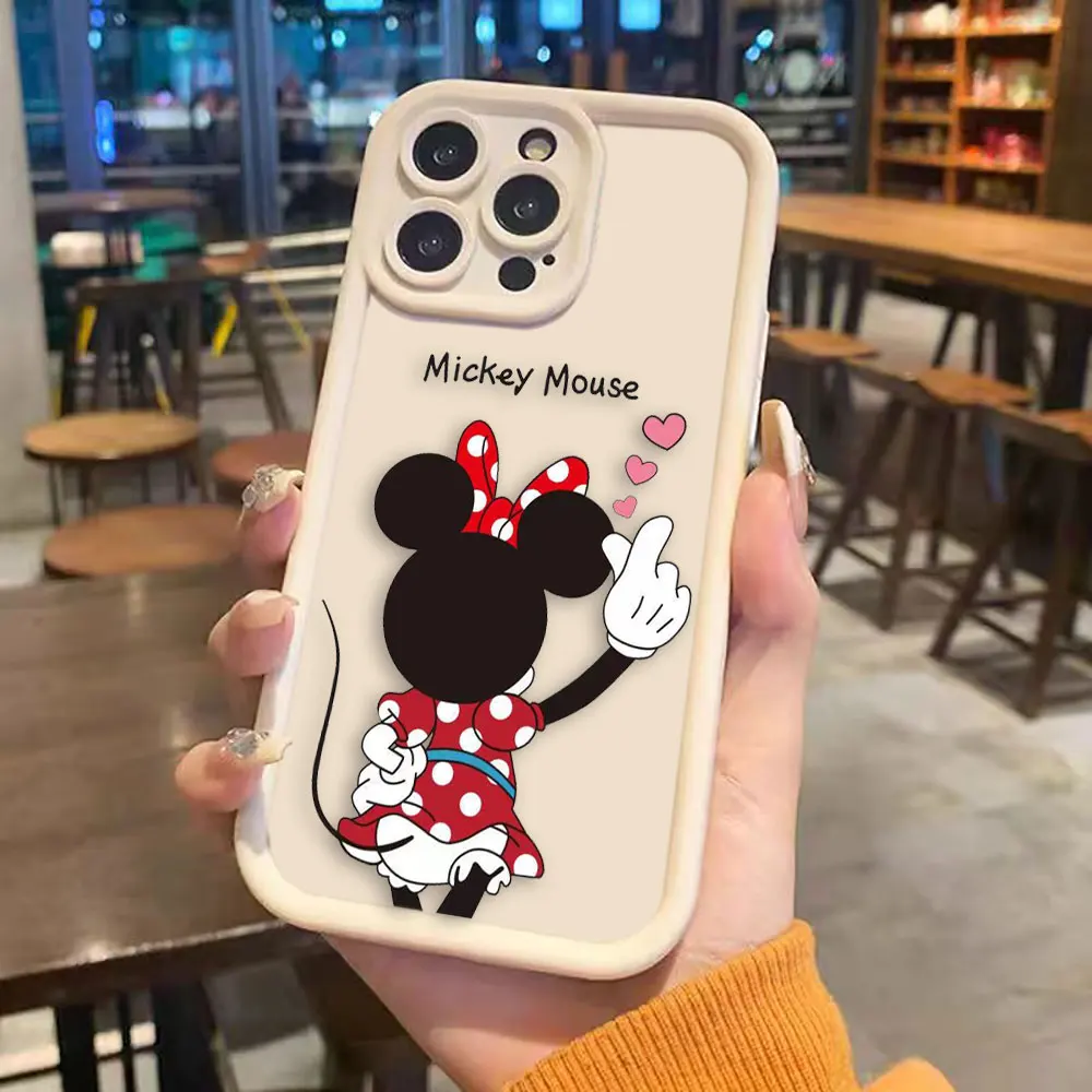 Disney Mickey Minnie Mouse Phone Case For VIVO Y15S Y17 Y19 Y20 Y21 Y22S Y27 Y28 Y35 Y36 Y50 Y51 Y72 Y75 Y76 Y77 Y78 4G 5G Case