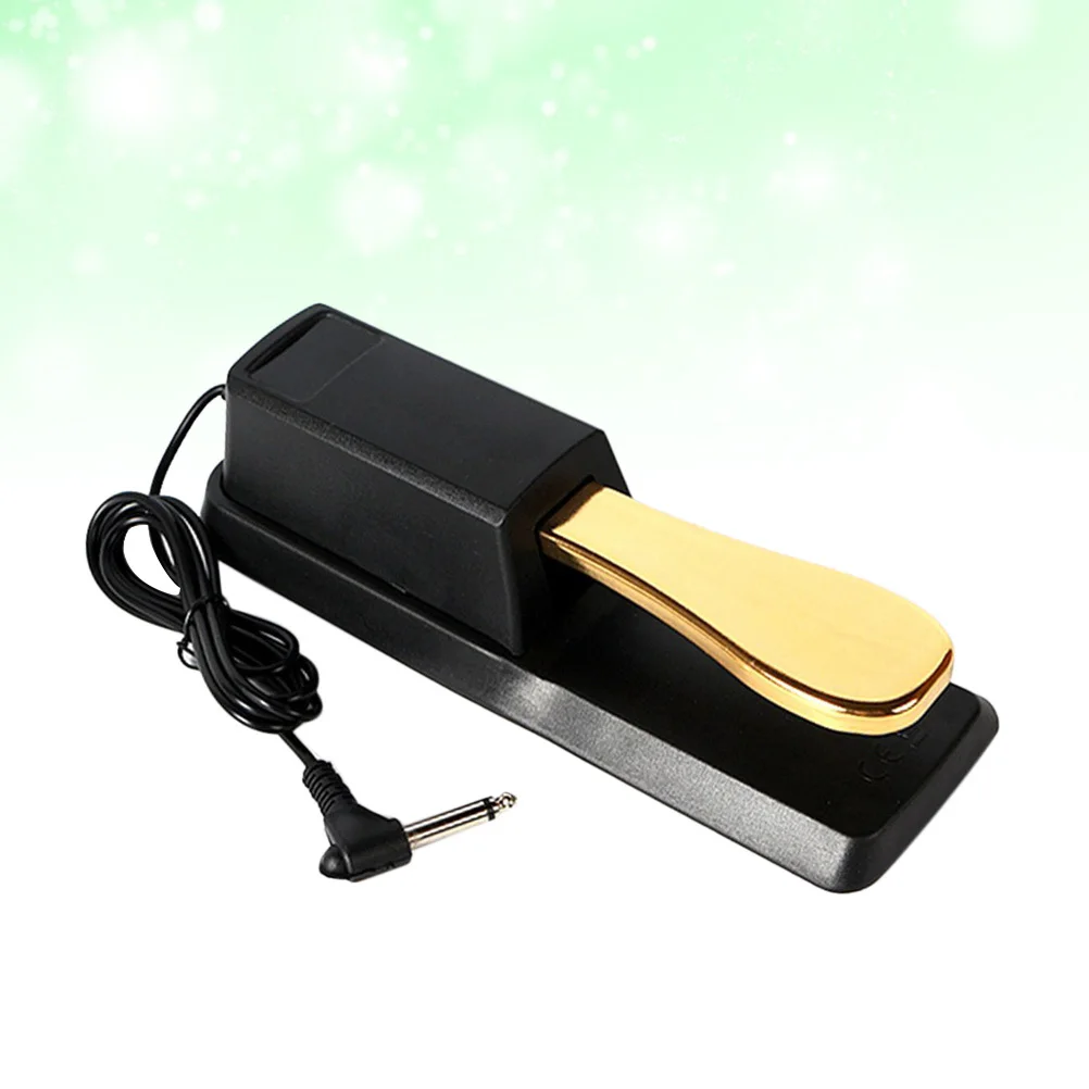 

Sustain Pedal For Piano Keyboard Classic Alloy Foot Pedal Smooth Sound Half-Pedal Function Universal Electronic Keyboard Digital