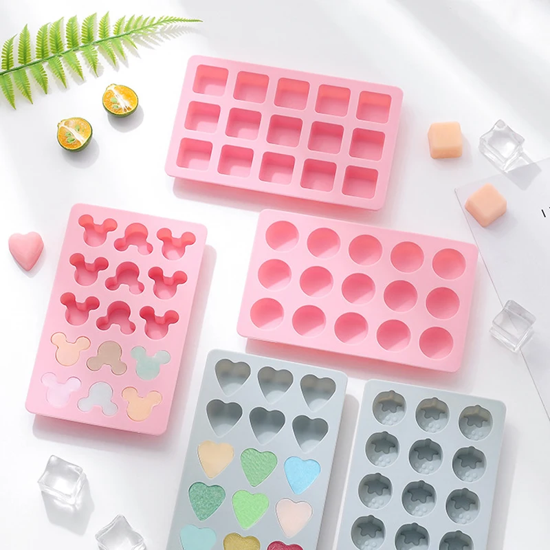 

Mini Heart Mold Silicone Ice Cube Tray DIY Chocolate Fondant Mould Baking Cake Decoration Tools Kitchen Bar accessories