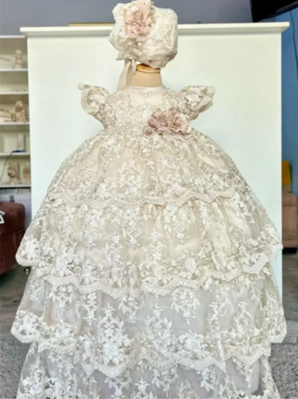 abiti-da-ragazza-di-fiore-avorio-tulle-applicazioni-di-paillettes-gonfie-con-mezza-manica-con-fiocco-per-abiti-da-comunione-per-feste-di-compleanno-di-nozze