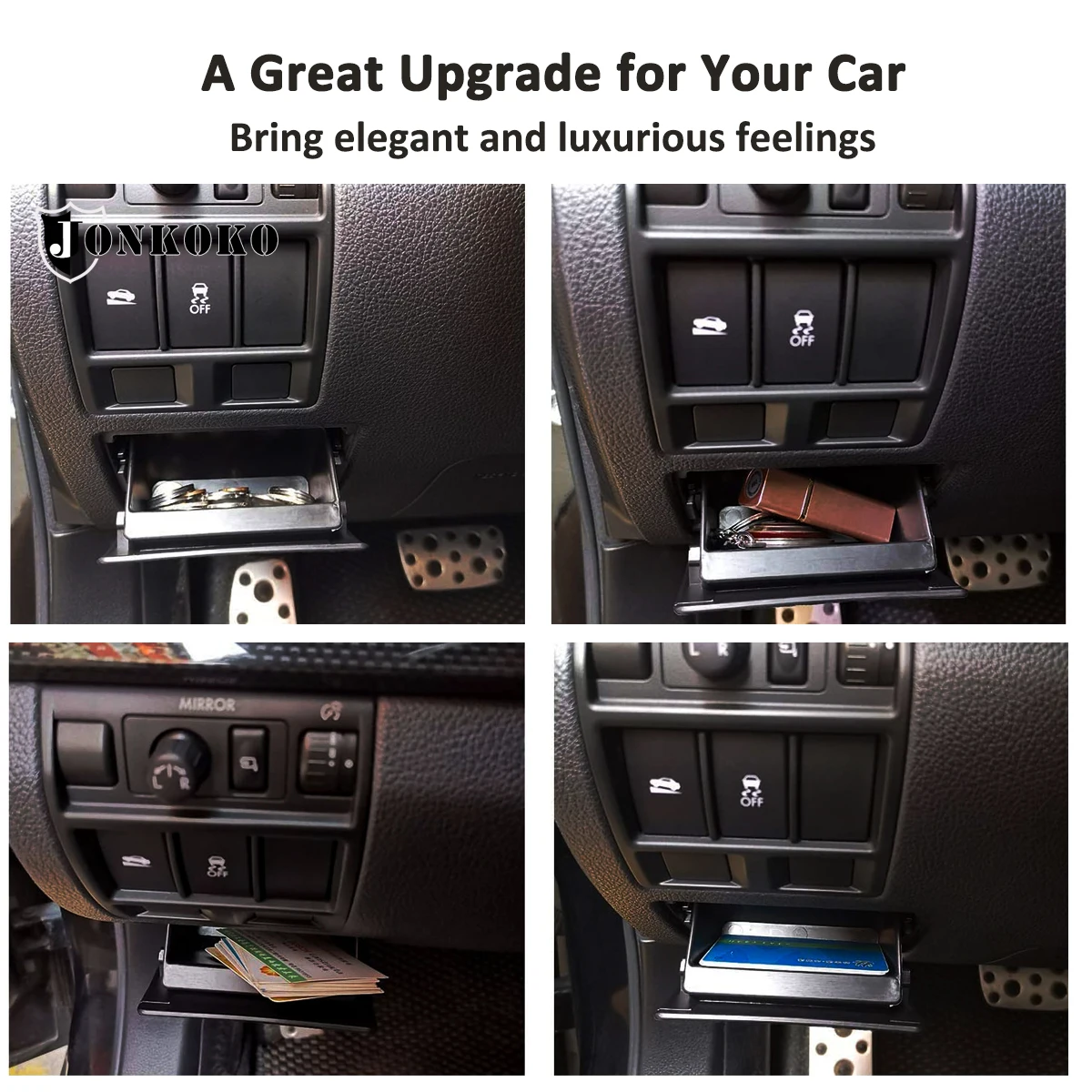 ABS 자동차 퓨즈 박스 코인 컨테이너 통 보관 트레이 홀더, 스바루 포레스터 XV 아웃백 레거시 자동차 인테리어 액세서리 보관함 /  인테리어 액세서리