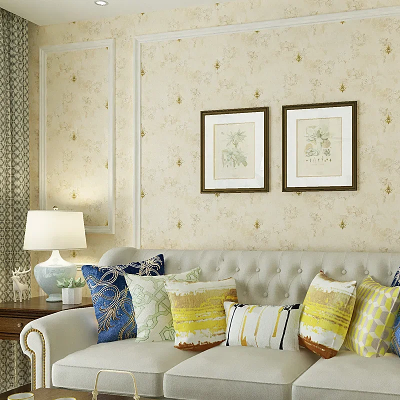 الريف الأمريكي نمط الأخضر الداكن خلفية الرجعية النمط الأوروبي غرفة نوم غرفة المعيشة التلفزيون خلفية جدار خلفية #3