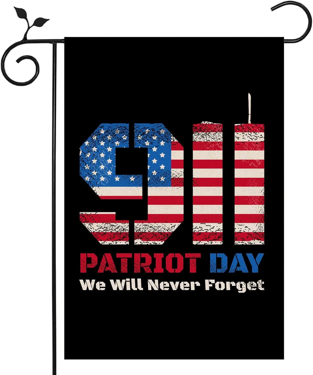 Садовый флаг ко Дню Патриот Непгнуса, никогда не забывайте, украшение флага 921, двухсторонний двор, уличный знак UUM