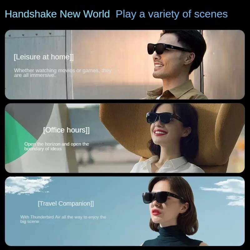 Imagem -05 - Óculos 3d hd Tcl-thunderbird e Rayneo Air ar 1s Visualização de Jogos Visor Tela de Projeção do Telefone Celular 140
