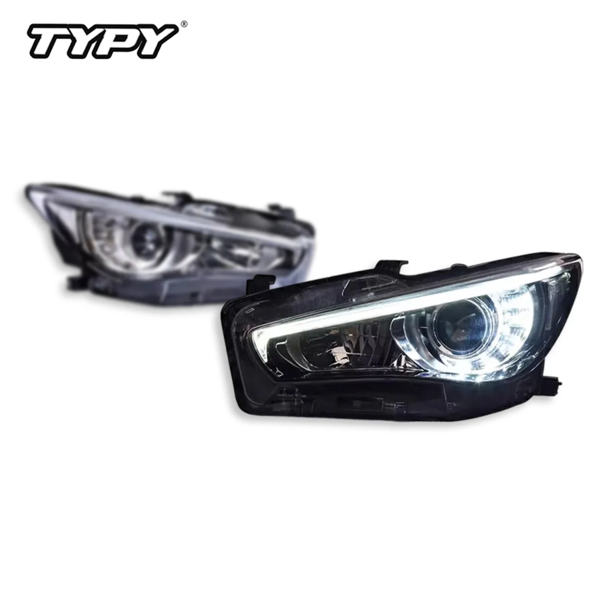 

TYPY New LED Head Lamp Upgrade Modified For Infiniti Q50L 2015-2024 Headlight Dynamic Signal Head Lamp Auto Accessories
