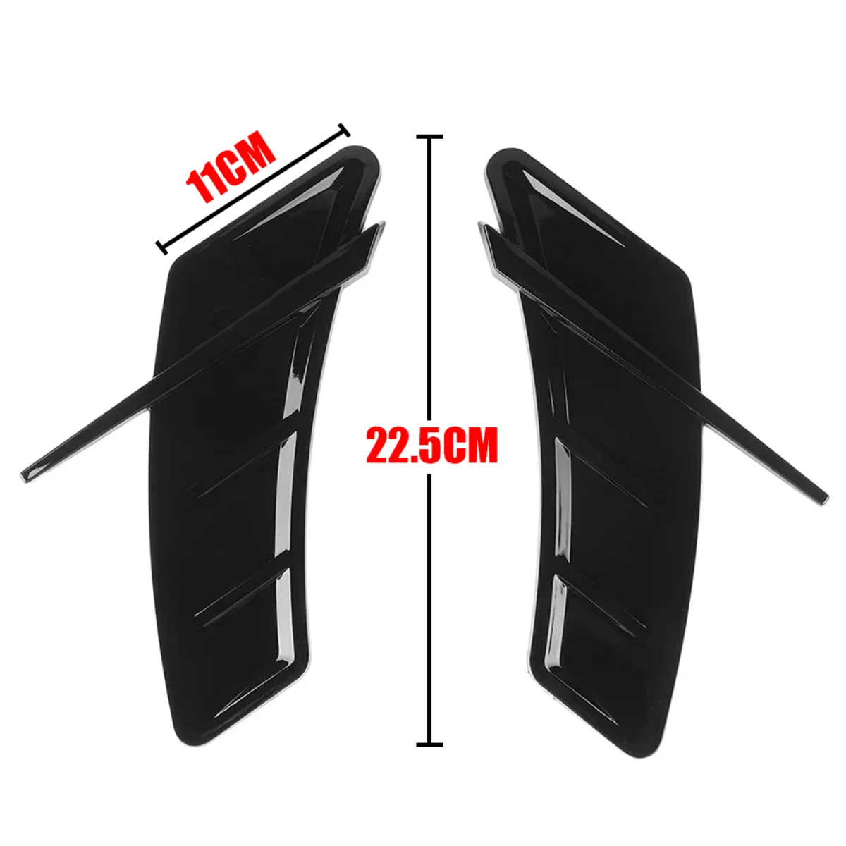 For Audi A3 8V 8P A4 B8 B9 A5 A6 C6 C7 A7 S3 S4 S5 S6 RS3 RS4 RS5 RS6 TT Car Side Fender Air Vents Intake Decoration Trim