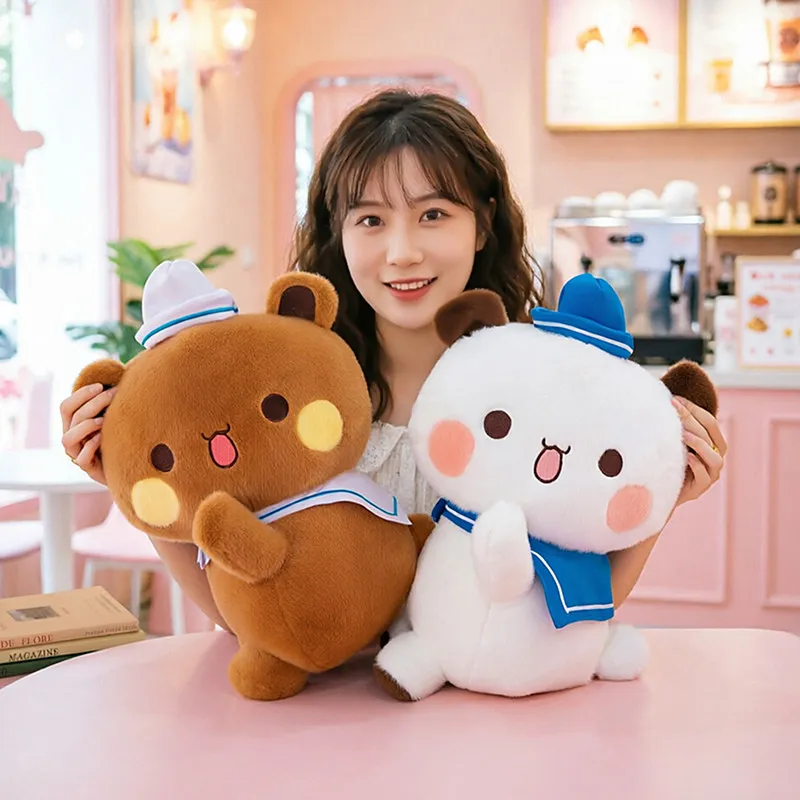 

Мягкая плюшевая игрушка Yier And Bubu Panda Bubu Dudu Sailor, милая морская кукла-подушка, украшение для дома, подарок на день рождения для женщин