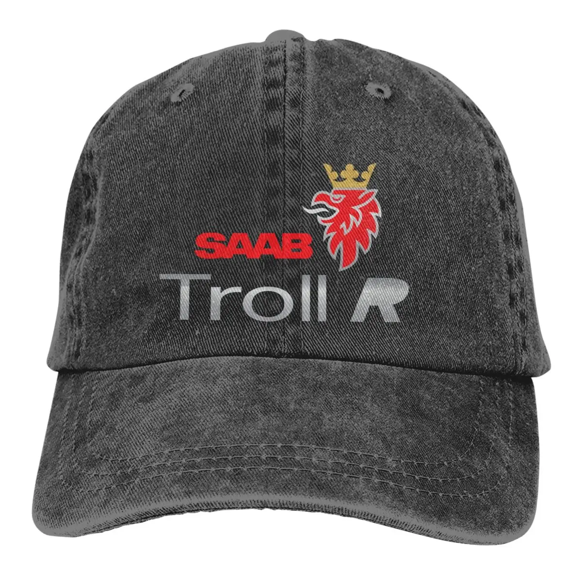 95 Troll R Baseball Caps Peaked Cap SAAB Sun Shade Hats for Men Women