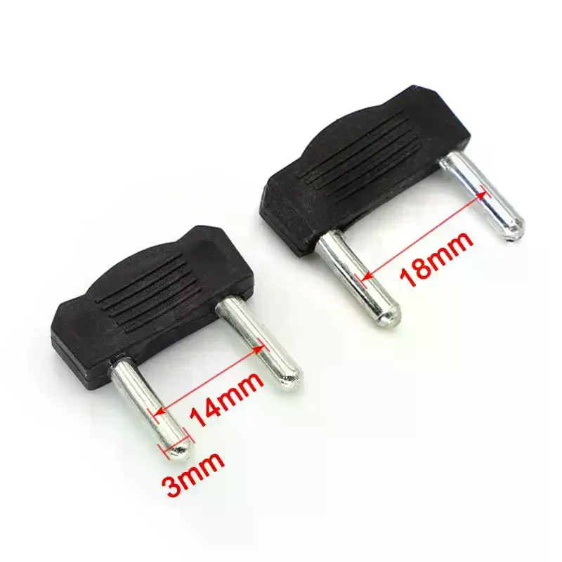 10Pcs 14mm 18mm Pitch Connecto Plug  Audio Video Terminal Block Banana Plug 3mm Needle Short-circuit Plugs