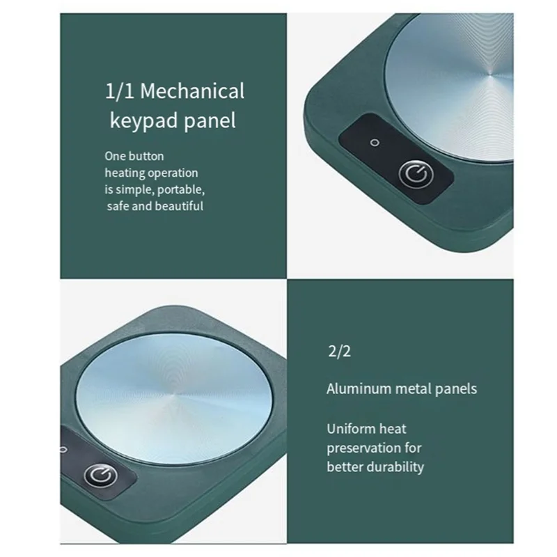 Электрический обогреватель BISM USB, подогреватель кружки, подогреватель кружки, теплый коврик, подставка с постоянной температурой для домашнего офиса, подарок, простой в использовании