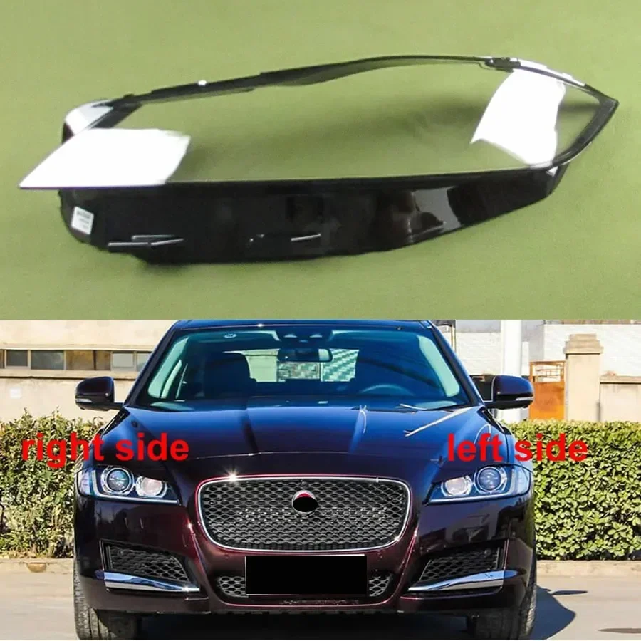 

Для Jaguar XF XFL 2016 2017 2018 2019, автомобильные аксессуары, крышка передней фары, абажур, лампа, корпус фары, линза из плексигласа