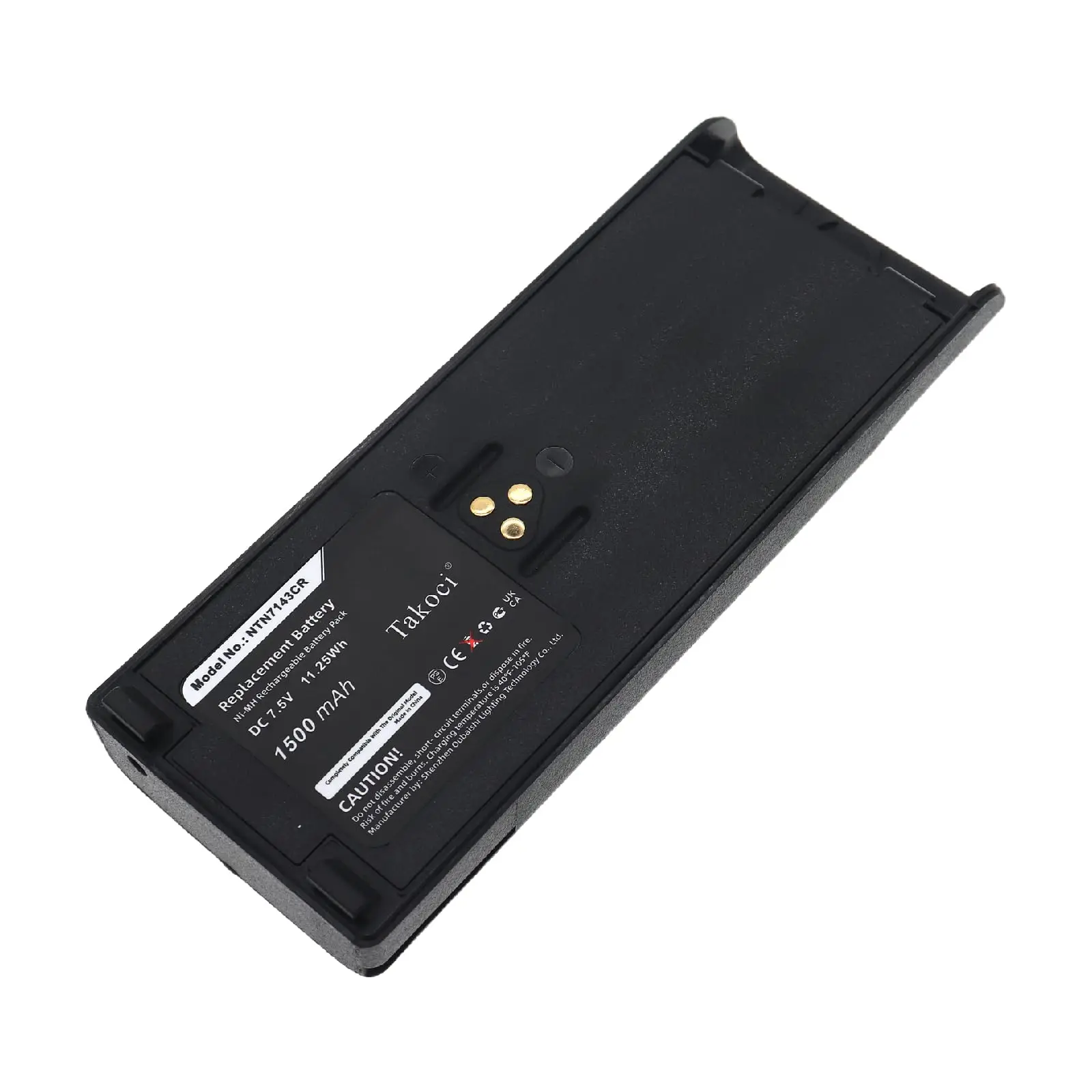 Replacement Battery for Motorola PTX1200 FuG11b, NTN7143, NTN7143A, NTN7143B, NTN7143CR, NTN7143R, NTN7144, NTN7144A, NTN7144B