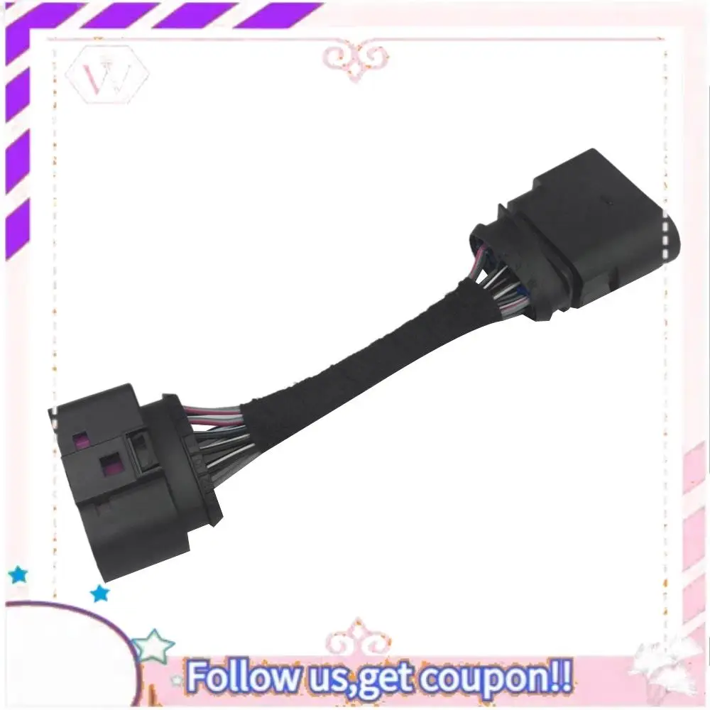 A76T-14 9 Pin Xenon Headlight Connector Adapter Cable For Touran Tiguan Polo-Passat Skoda 1J0 973 737/1J0 973 835