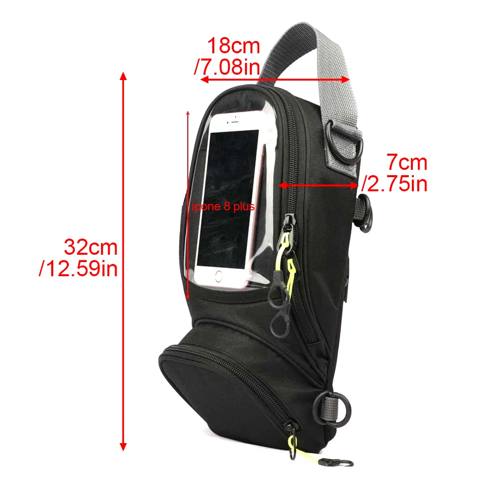 General motorcycle Waterproof Fuel Bag Mobile Phone Navigation Tank Multifunctional Small Oil Reservoit Package Oxford Cloth