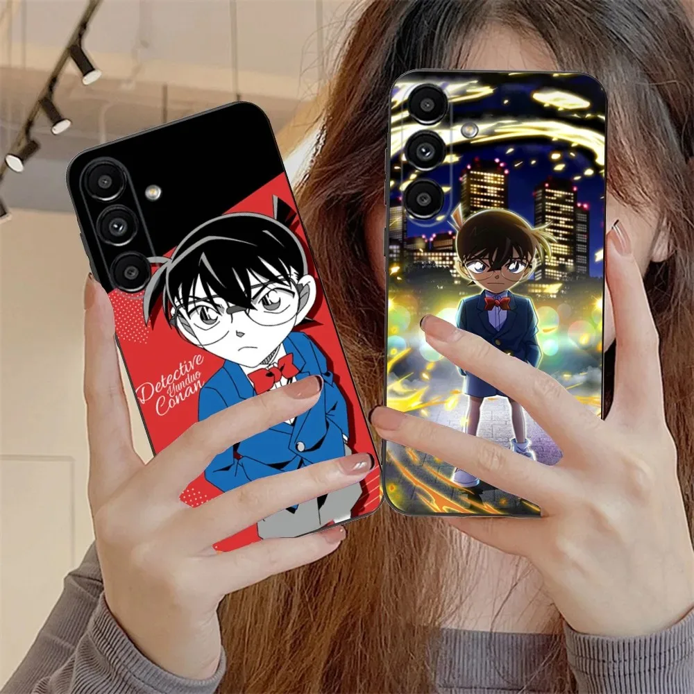 D-Detective Conan  Phone Case For Samsung S24,S21,S22,S23,S30,Ultra,S20,Plus,Fe,Lite,Note,10,9,5G Black Soft Cover