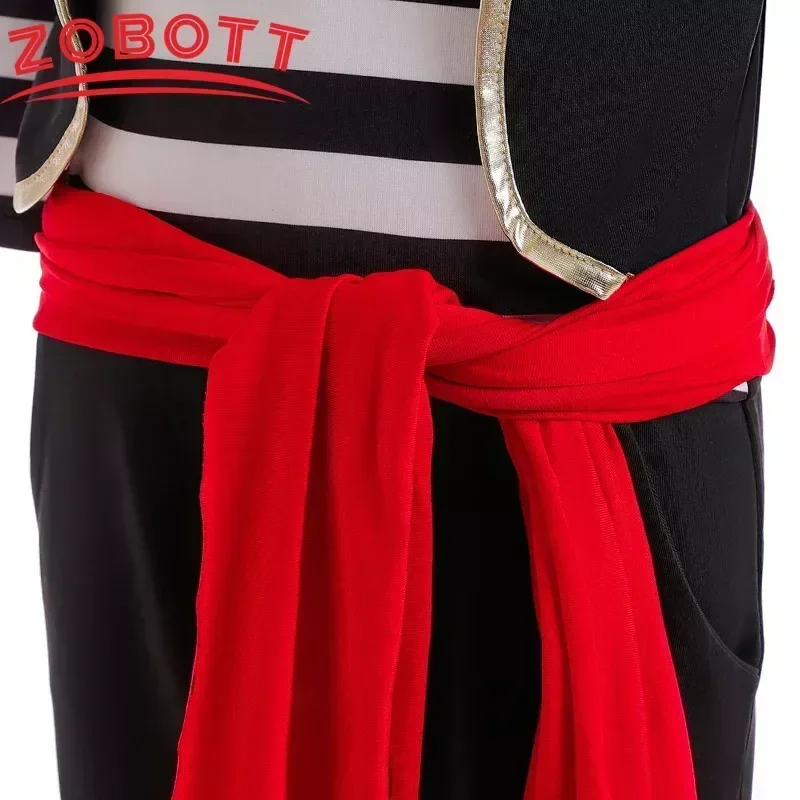2024 nuovi bambini Carnevale Pasqua Fantasia Bambini Cappello da pirata Cintura Costume Festa di compleanno Ragazzi Ragazze Pirata Cosplay Set di abiti