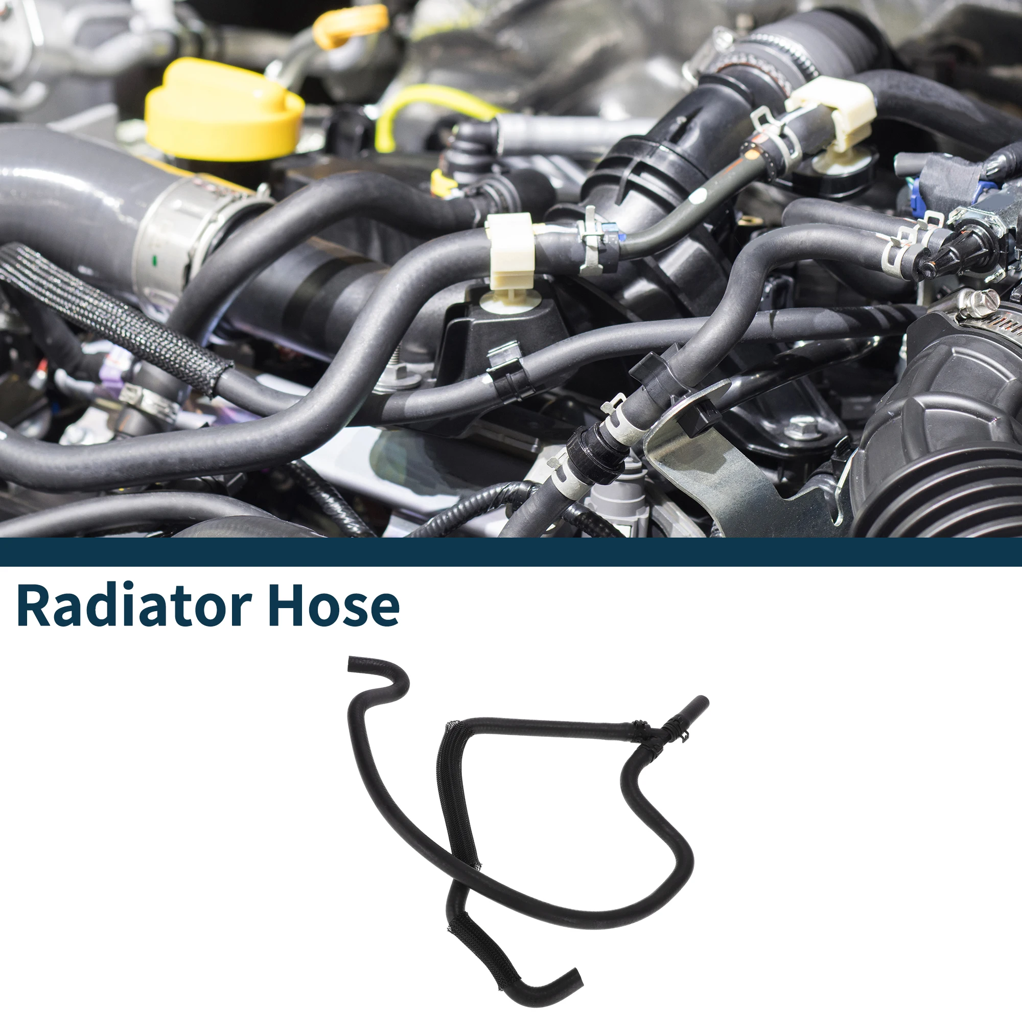 

X Autohaux Шланг радиатора Шланг обогревателя для Land Rover Range Rover Sport (L320) 2006-2009 No PCH501400 Резиновая трубка охлаждающей жидкости черная