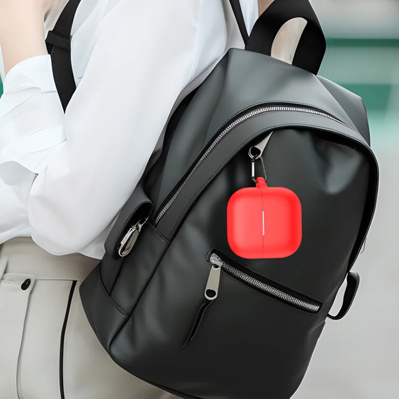 Capa para fones de ouvido HUAWEI Freeclip 2 (2025), silicone macio, à prova de choque, acessórios de proteção finos com mosquetão