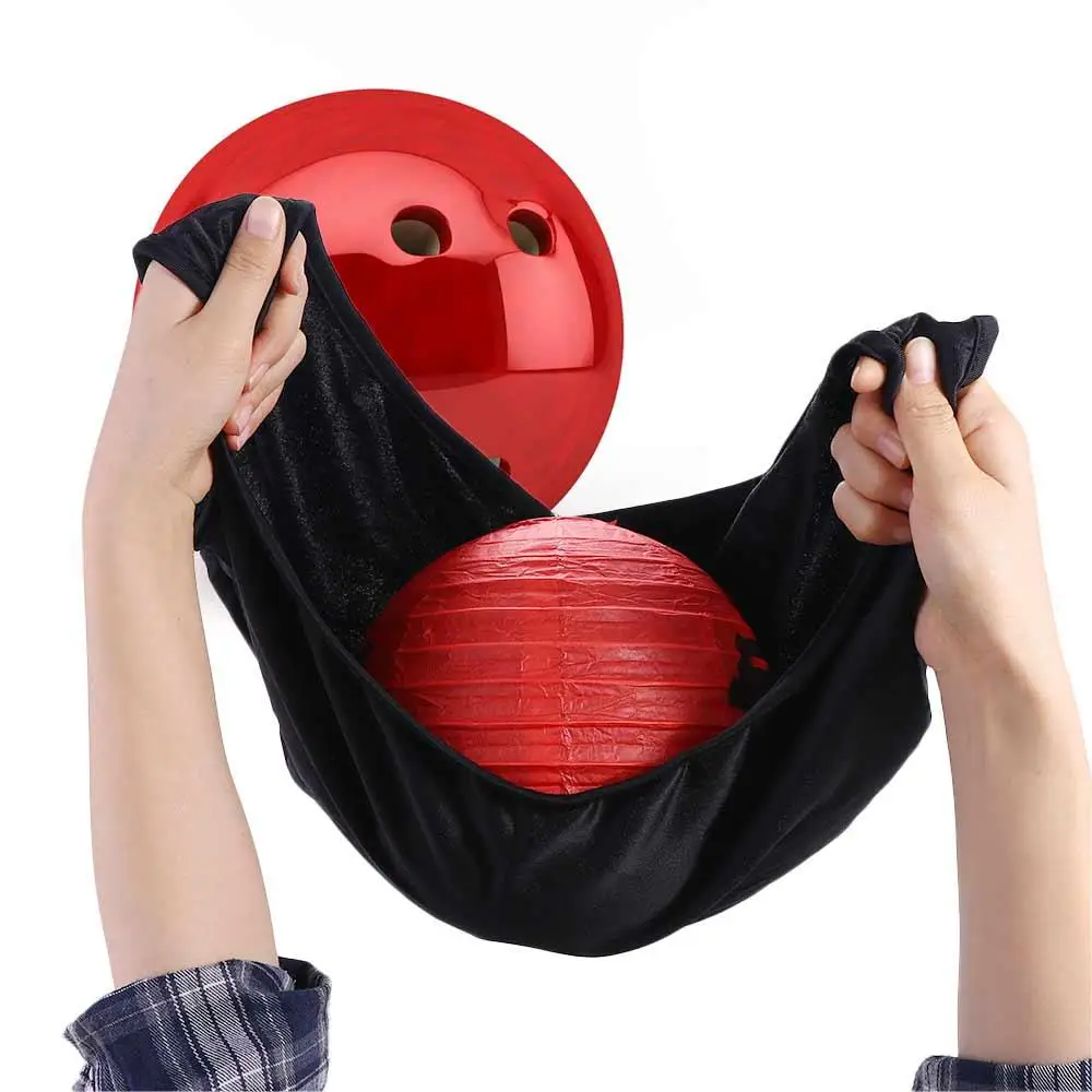 Elasticity Bowling Ball Cleaning Bag Washable Multi-function Bowling Ball Polisher 3-in-1 Black Bowling Cleaner Ball Holder