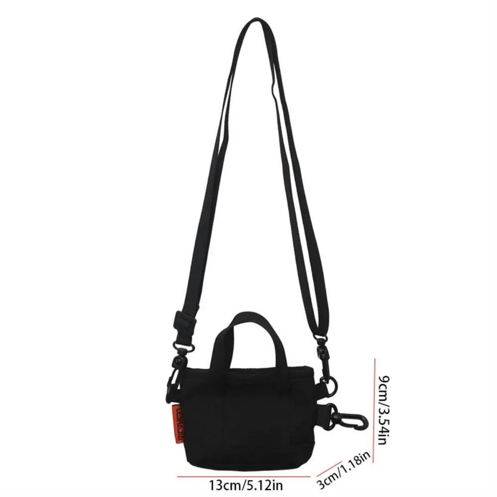 Porte-monnaie en nylon portable pratique pour hommes et filles, porte-clés pendentif, style coréen, petit sac de rangement, porte-cartes léger, portefeuille