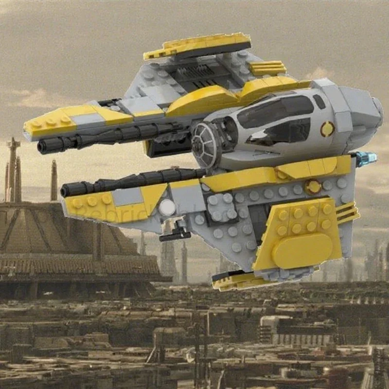 

258pcs MOC Anakines's Eta-2 Actis-Class Jәdi Interceptor Star Battle Building Blocks Christmas Gift Decorative DIY Assembly Idea