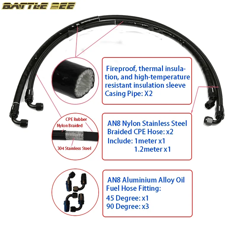 

BATTLEBEE Engine Aluminum Alloy Oil Cooler Cooling Radiator Kit Oil Filter Model For VAG GOLF MK7 2.0T EA888 GEN3 BB-OCK-110