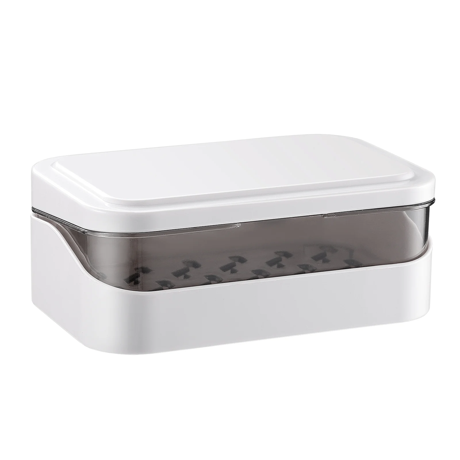 Sponge Flip Dish Hand Holder Shampoo Draining Container Travel with Lid
