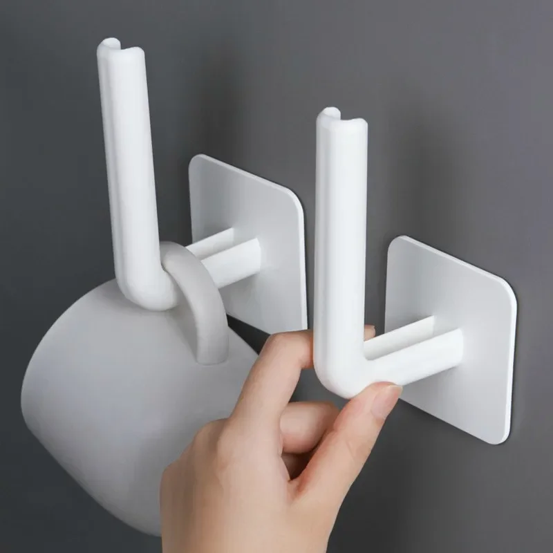 Hole Free Storage Hook Kitchen Chopping Board Pot Cover Storage Rack Household Multifunctional Paper Towel Rack Water Cup Rack