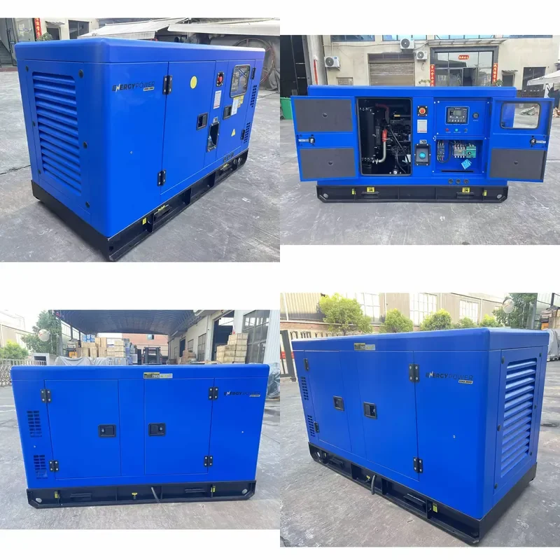 3 Phase 15 KVA 12 KW Silent Generator with Auto Start Remote Start Open Frame