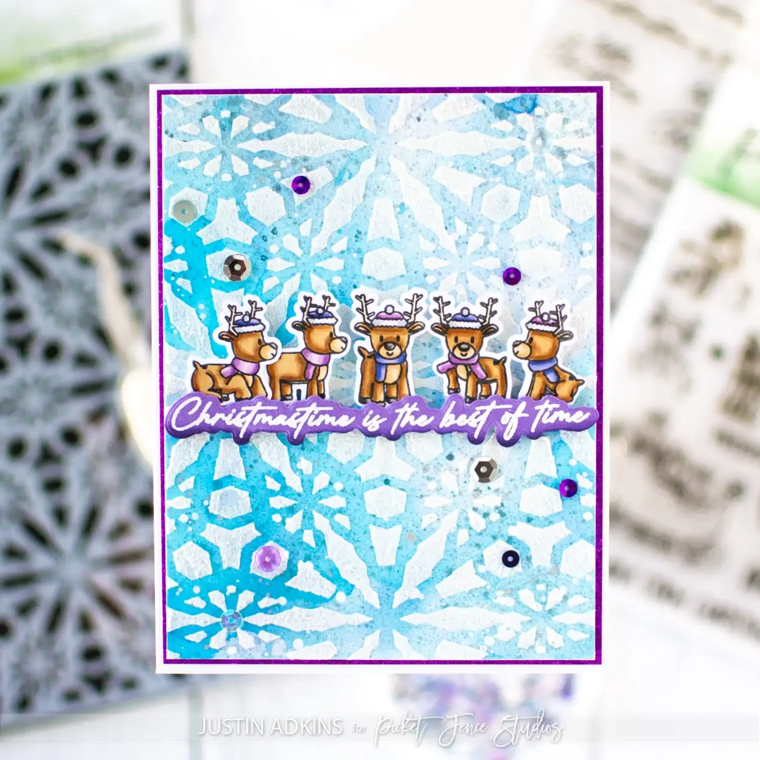 SEPTEMBER Signature Quotes: Christmastime Stamp and Die 2024 Bundle for DIY Scrapbooking Photo Album Embossing Decorative Cards