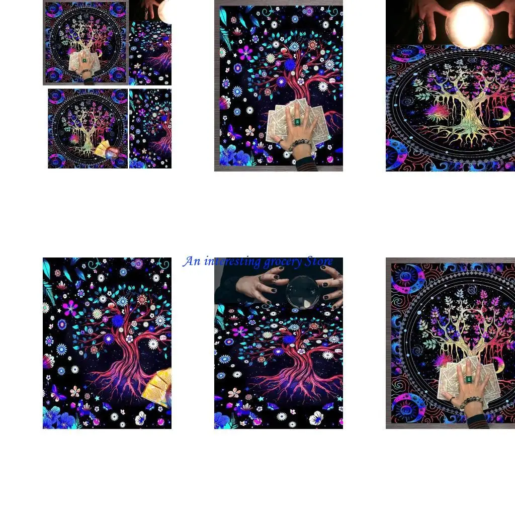 

652D астрология тазовые столовые таблицы алтаря ткани настольные игры коврики дичья Алтаря скатерть