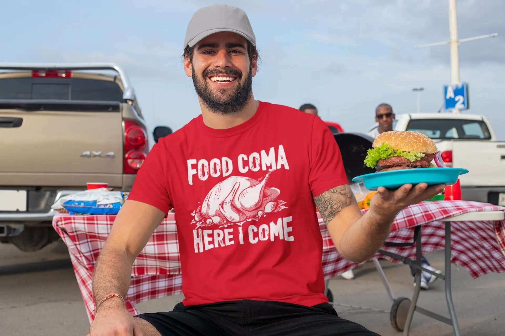 Camiseta divertida para hombre, camisa de día de Turquía, Humor de Acción de Gracias, broma De Foodie, triptópico