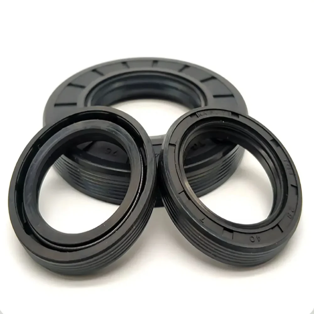1/5/8 шт. NBR сальник ID 8-17 мм черный TC/FB/TG4 скелетон сальник двойная уплотнительная прокладка для губ б/у масло и износостойкость