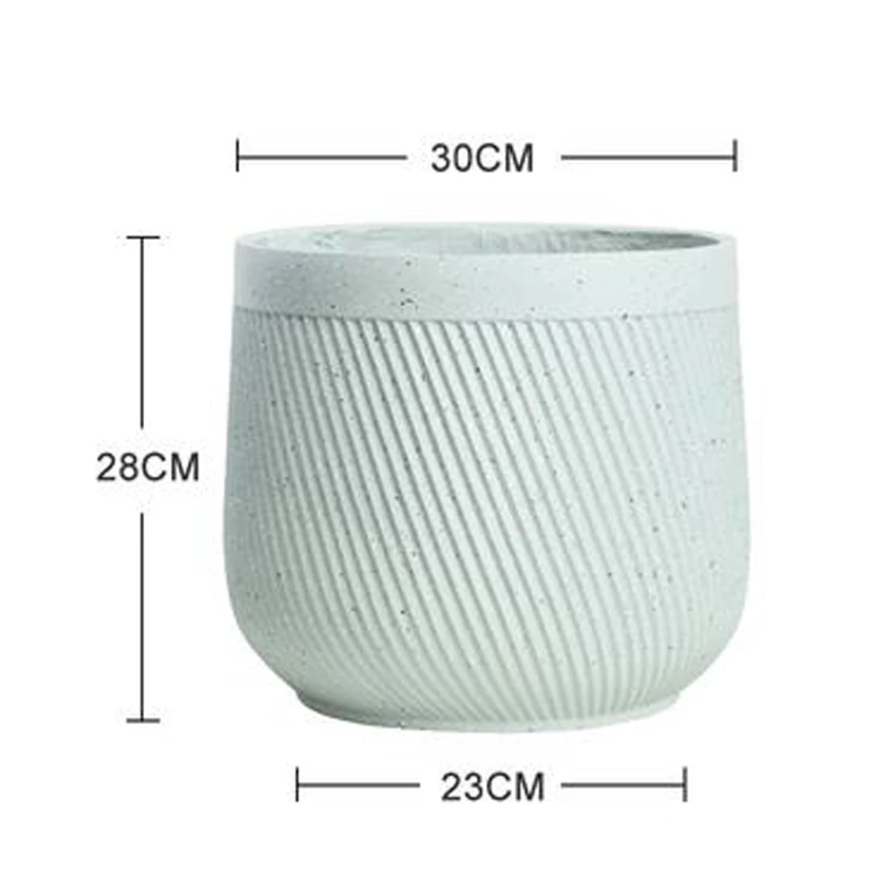 Imagem -05 - Molde de Silicone Europeu Simples para Grande Vaso de Concreto Vaso de Cimento Home Design