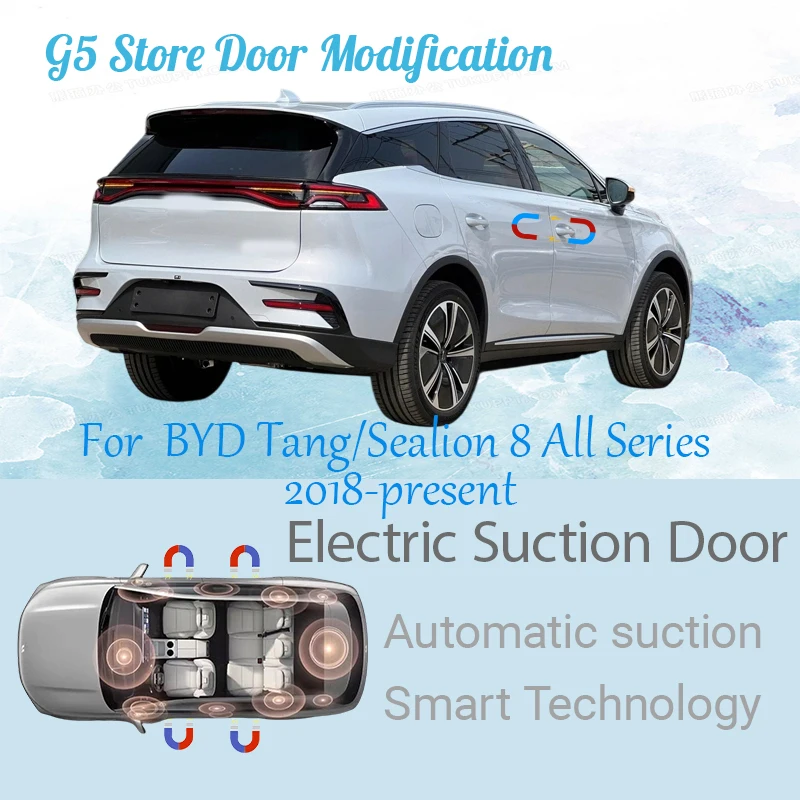 

For BYD Tang/Sealion 8 All Series 2018-present Car Electric Suction Door Power-assisted Closing Door Soft-close Function
