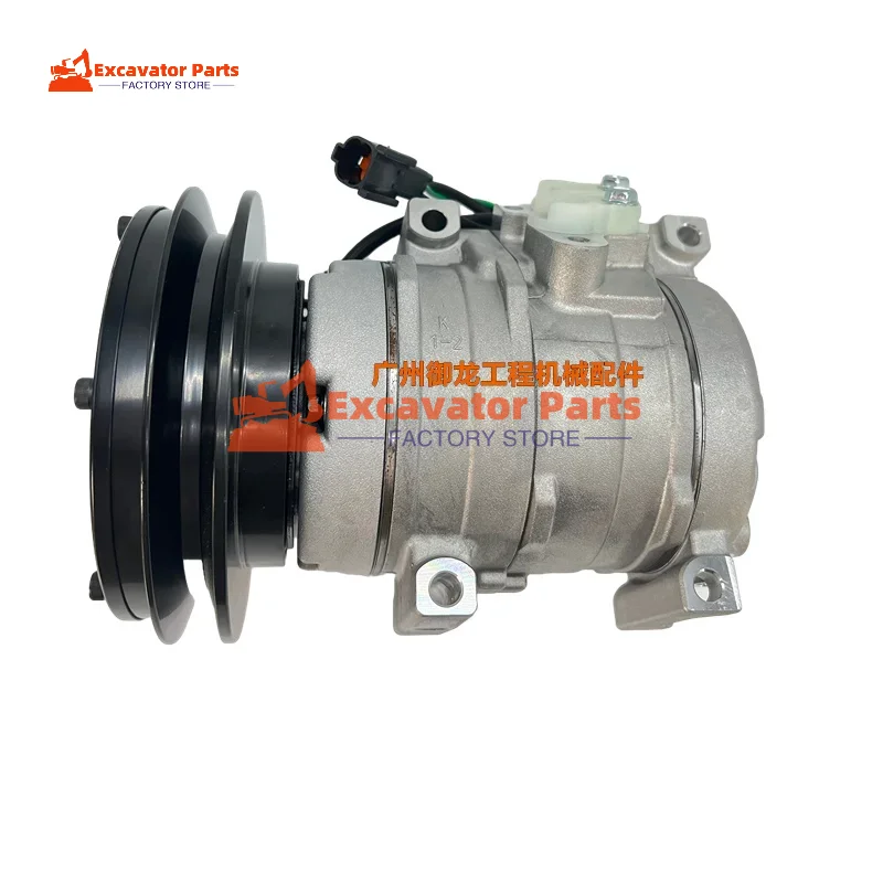 For Sany sy SY65 75C-8-9-10 Shanhe intelligence 150 210 230 Air conditioning compressor cold air pump Excavator Parts