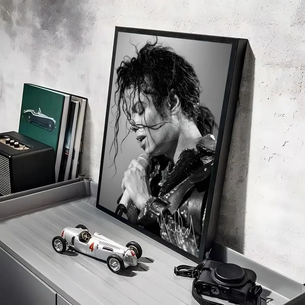 M-Michael J-Jackson Singer Poster-Aufkleber, Gemälde, Wandbild, HD-Wandaufkleber für Schlafzimmer, Wohnzimmer, Zuhause, selbstklebend, Dekor, Geschenk – Detail 20