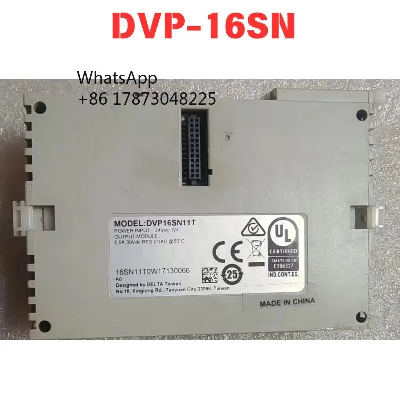 Contrôleur PLC DVP-16SN d'occasion Test fonctionnel OK